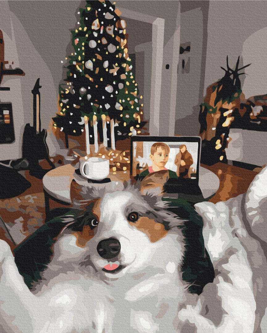 Painting by numbers New Year's friends © Oksana Vorobiy (BS53373)