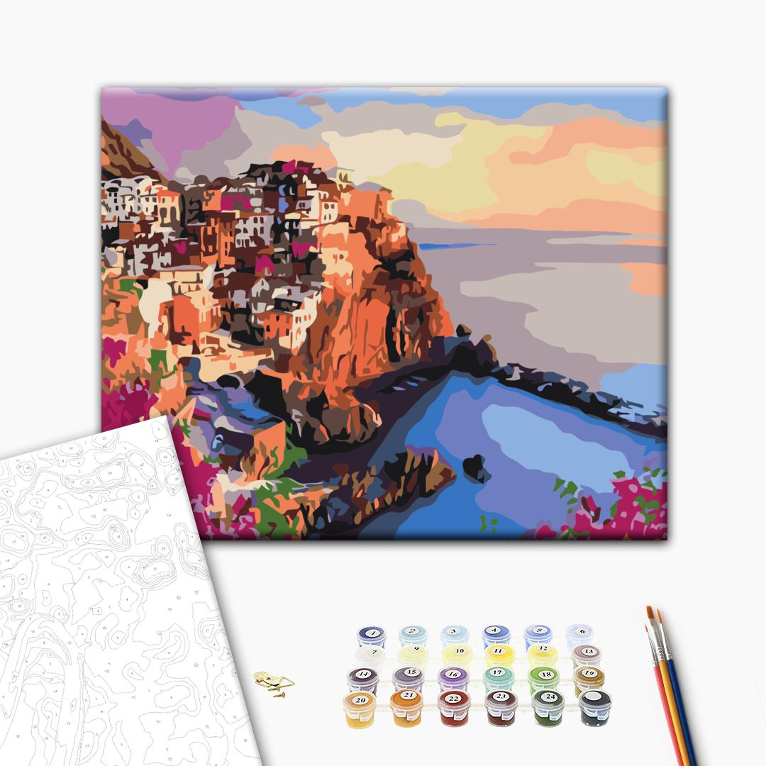 Painting by numbers Bright colors of Sicily (RBS35801)