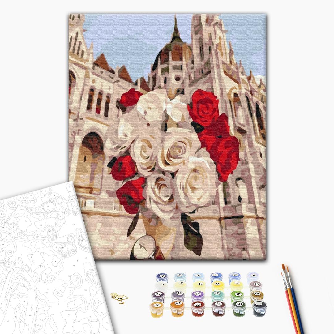 Painting by numbers Roses in Budapest (RBS52415)
