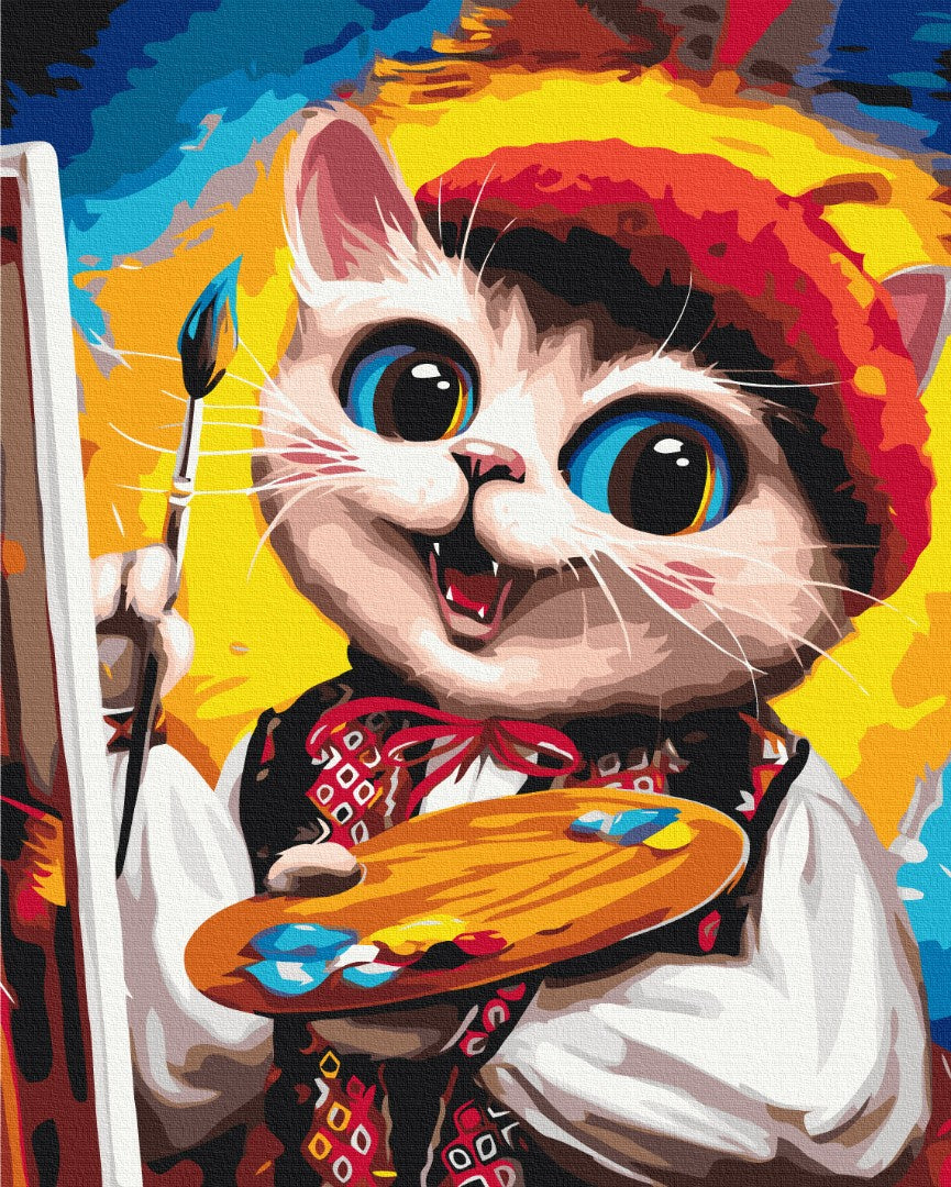 Painting by numbers Kotyk Artist © Marianna Pashchuk (BS53381)