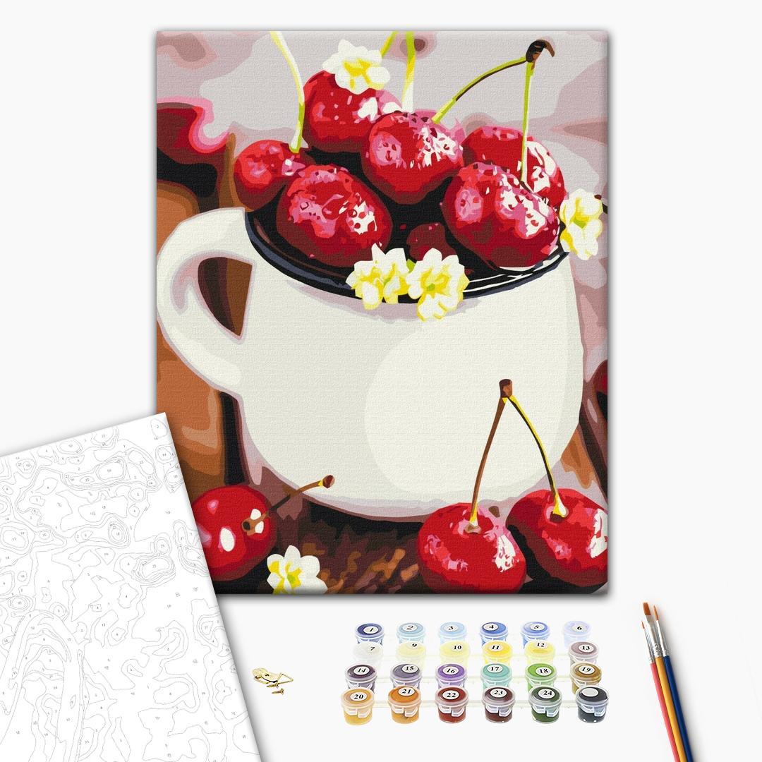 Painting by numbers Ripe cherries (BS53397)