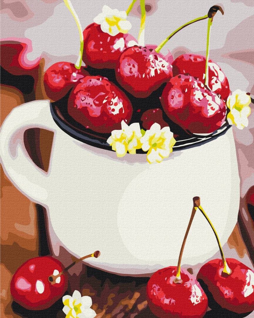 Painting by numbers Ripe cherries (BS53397)