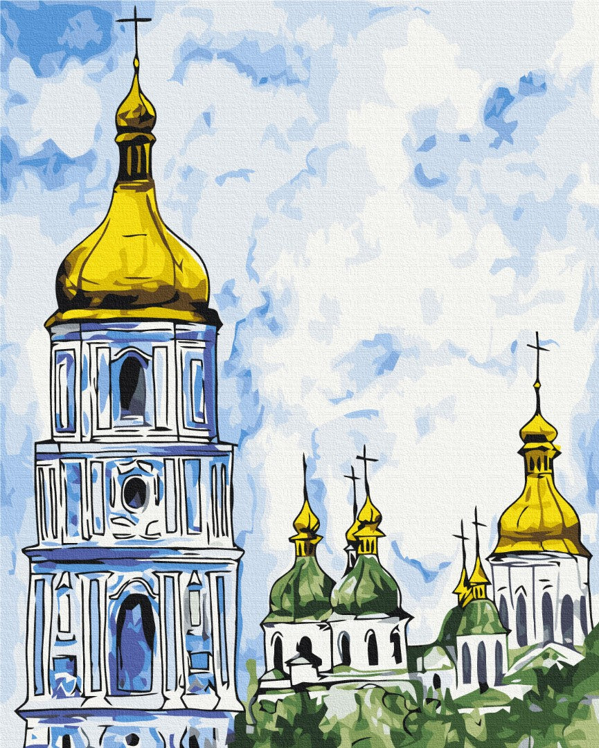 Painting by numbers Sophia of Kyiv © Mazneva Maryna (BS53360)