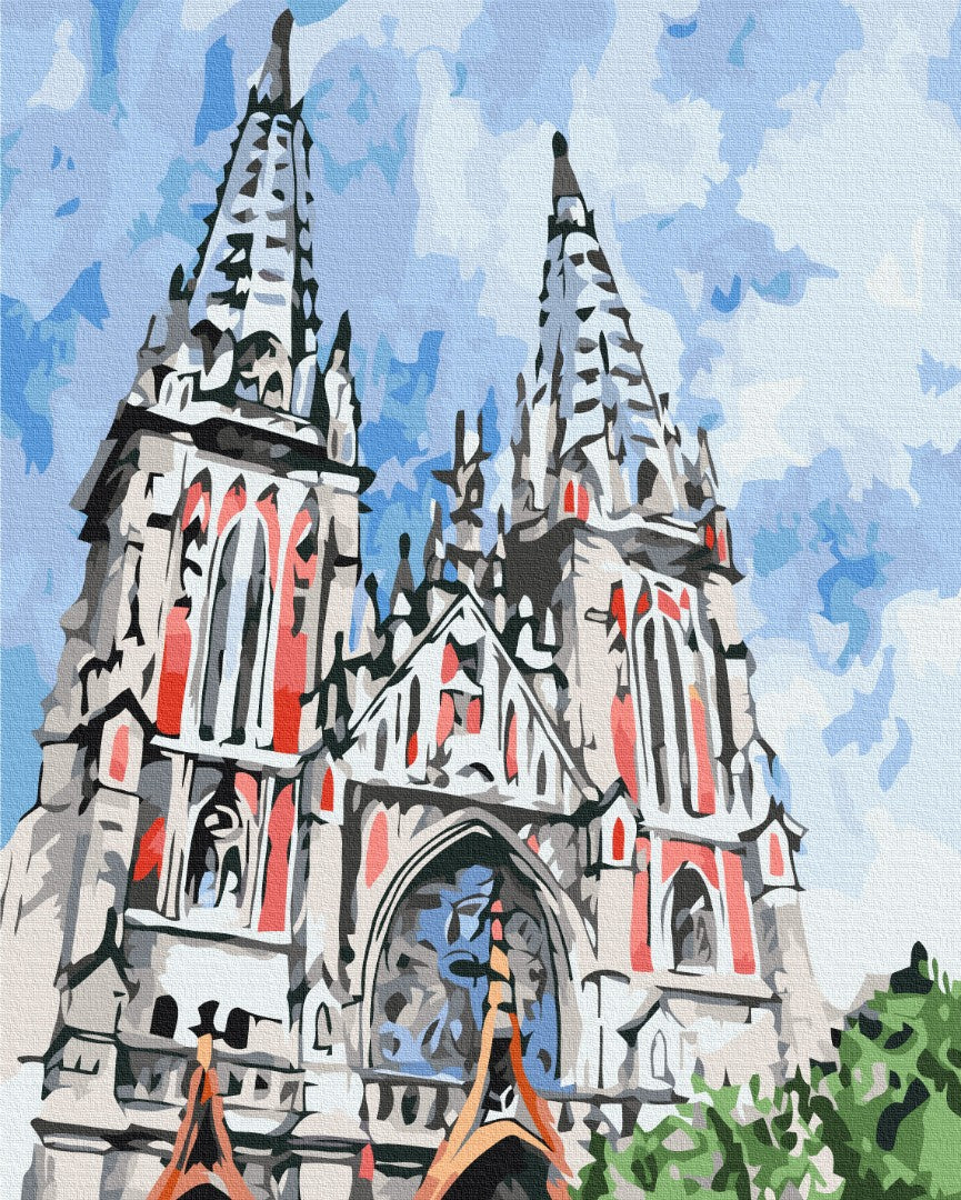 Painting by numbers Saint Nicholas Church © Mazneva Marina (BS53358)