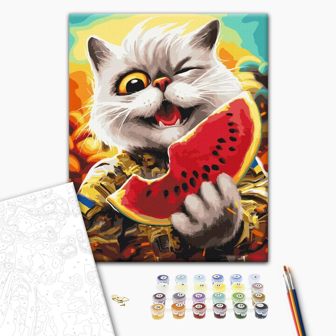 Painting by numbers Cat in Kherson © Marianna Pashchuk (BS53410)