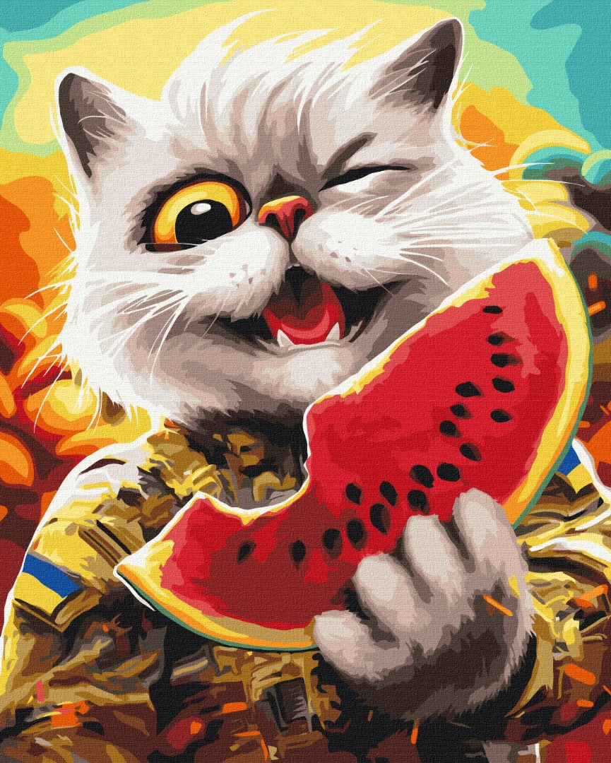 Painting by numbers Cat in Kherson © Marianna Pashchuk (BS53410)