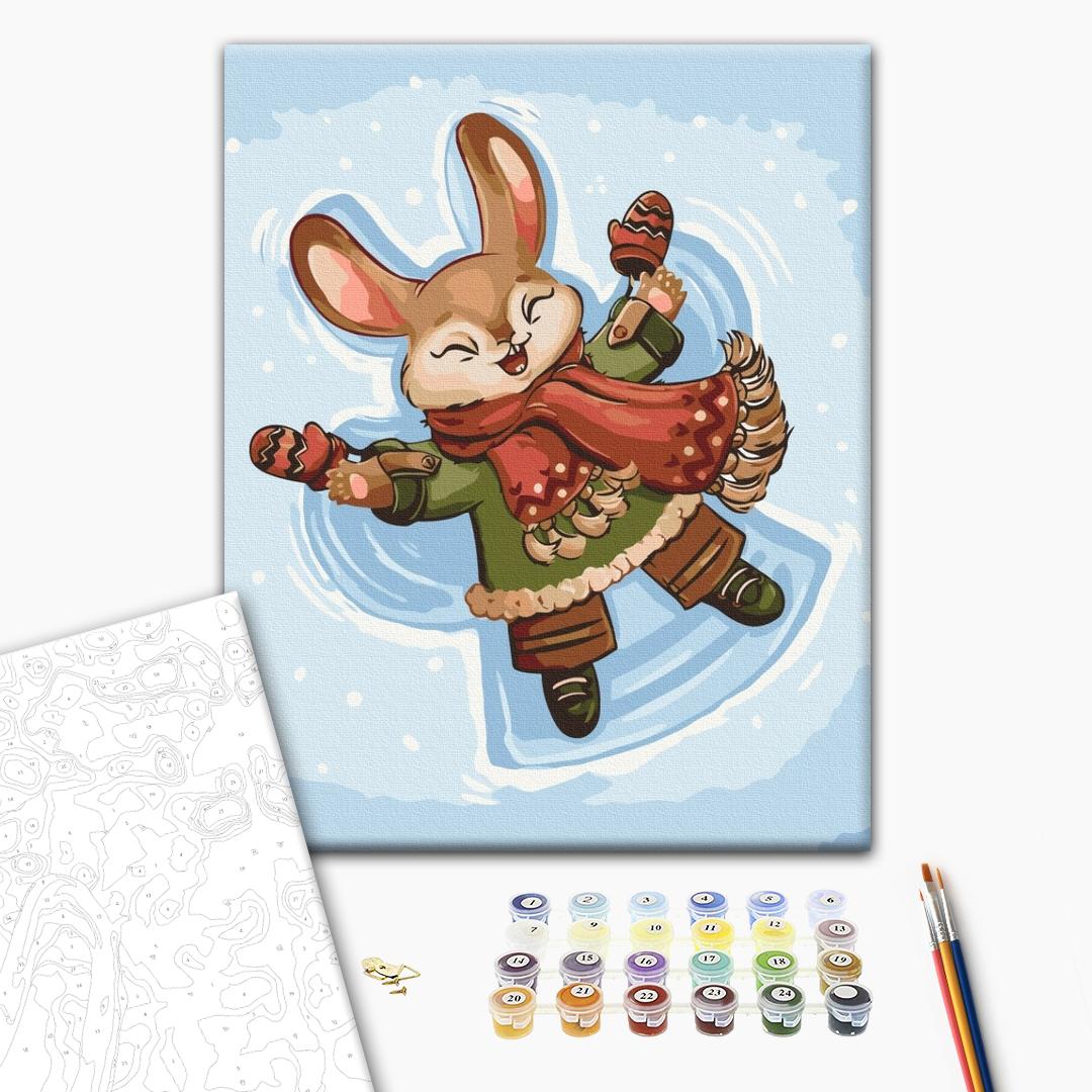 Painting by numbers Snow bunny © Olena Lazarenko (RBS1017)