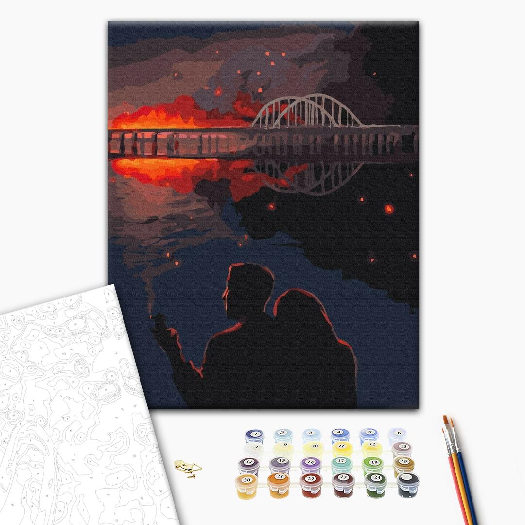 Painting by numbers Crimean Bridge ©Mariia Loniuk (BS53396)