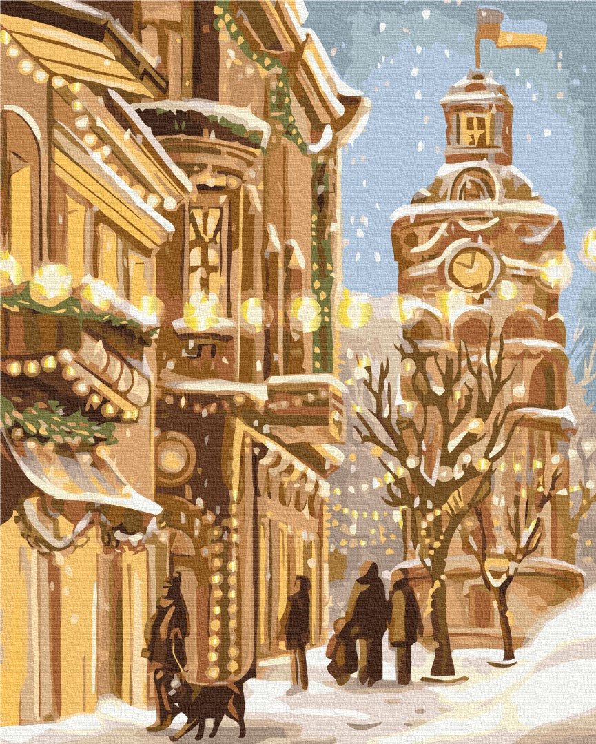 Painting by numbers Winter Vinnytsia © Olena Lazarenko (BS53415)