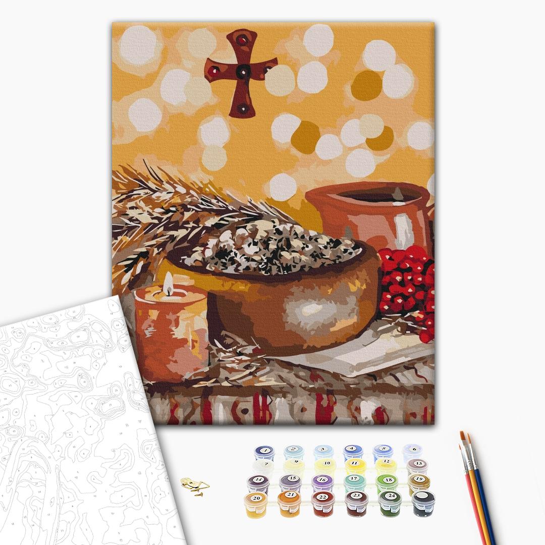 Painting by numbers Christmas corner ©Karina Zimina (BS53436)