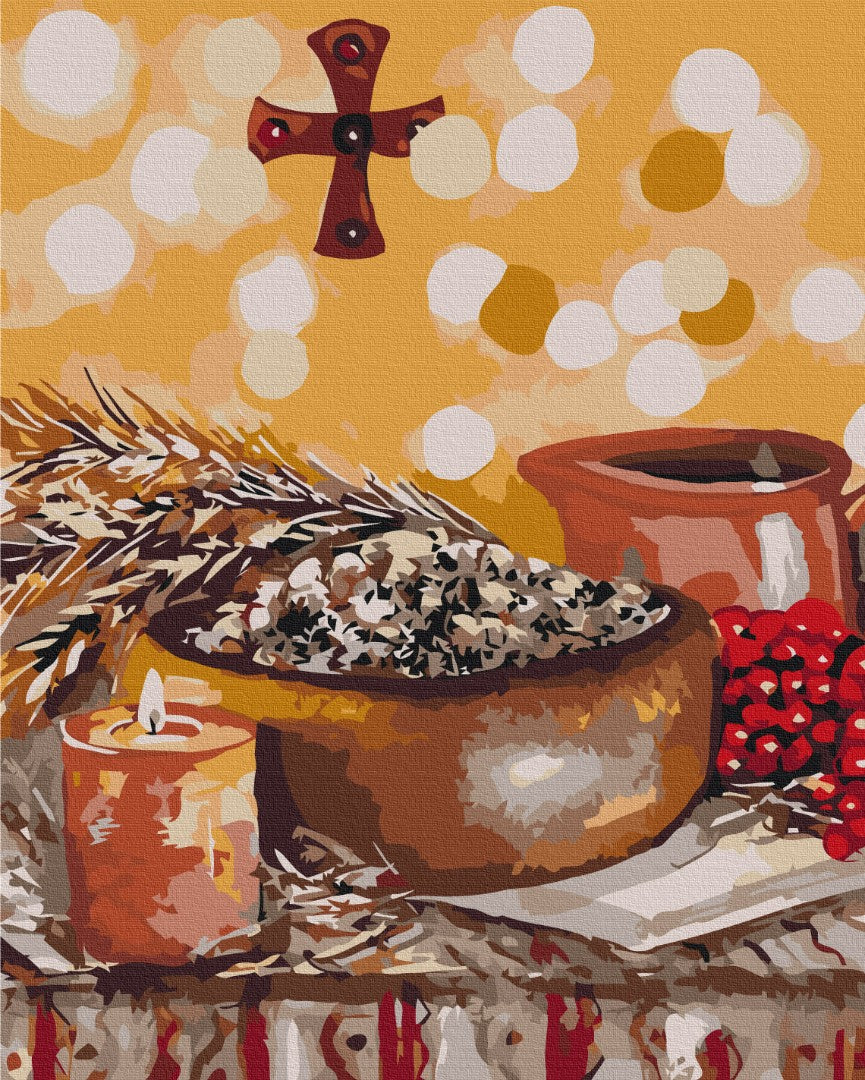 Painting by numbers Christmas corner ©Karina Zimina (BS53436)