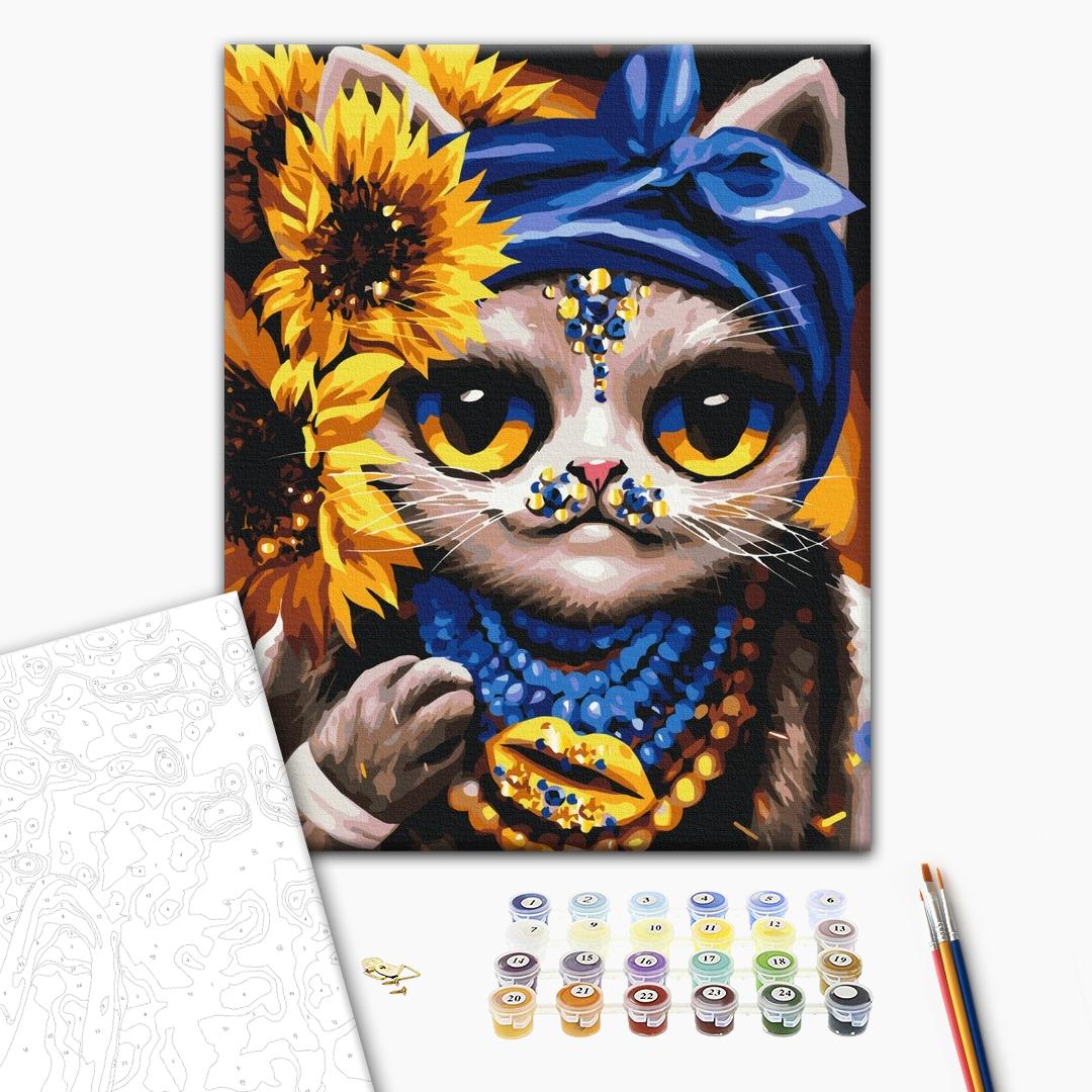 Painting by numbers Creative Kitty © Marianna Pashchuk (BS53420)