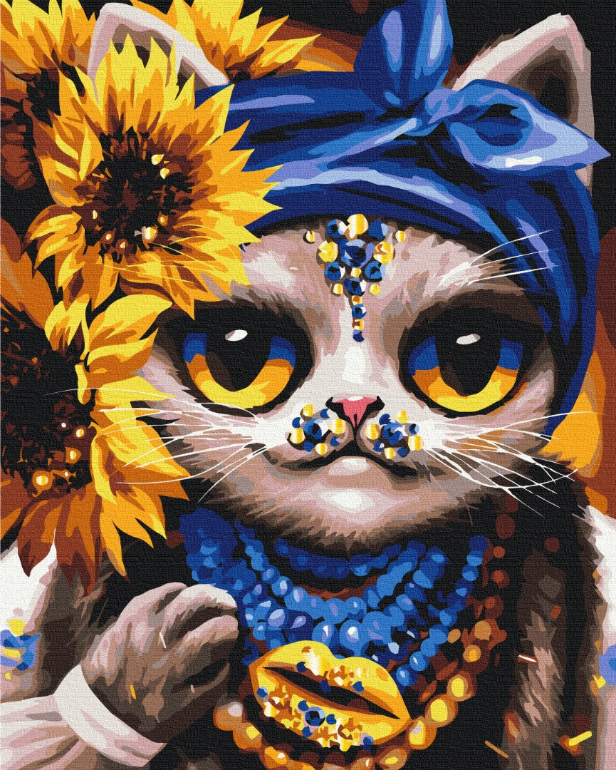 Painting by numbers Creative Kitty © Marianna Pashchuk (BS53420)