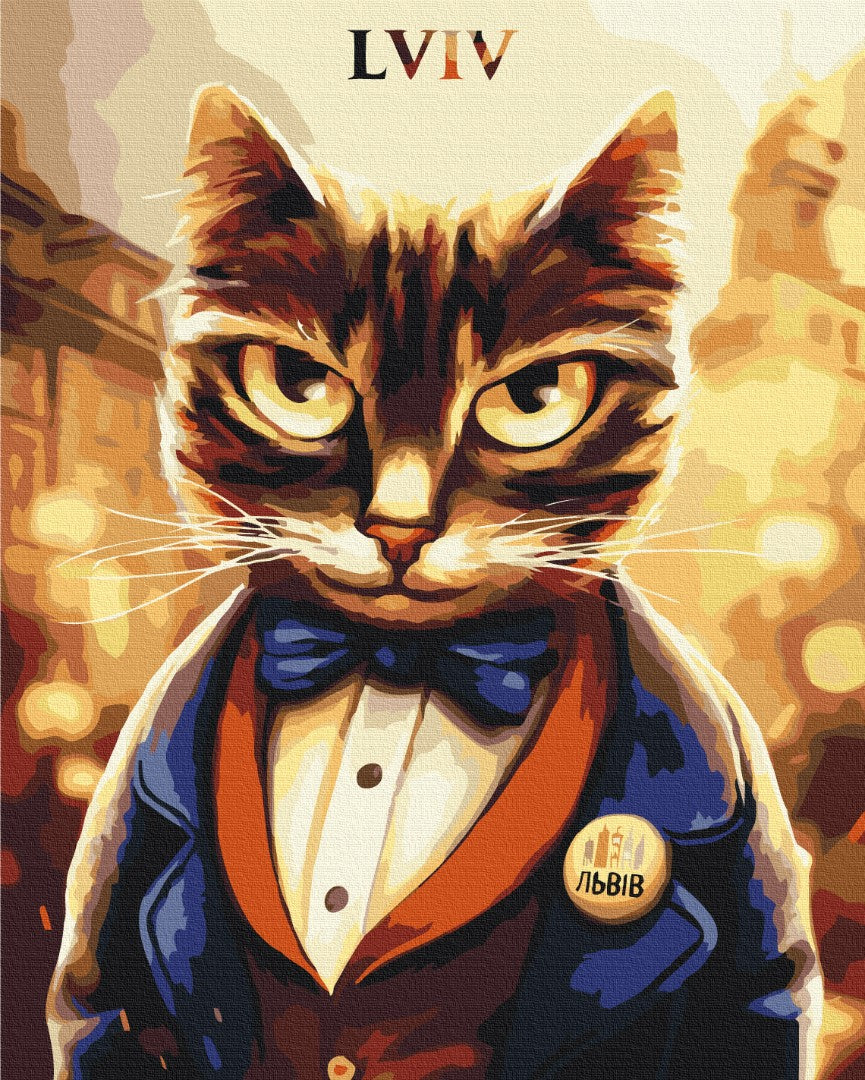 Painting by numbers Cat Mayor © Marianna Pashchuk (BS53424)