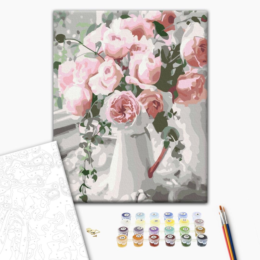 Painting by numbers Bouquet of delicate roses (RBS29390)