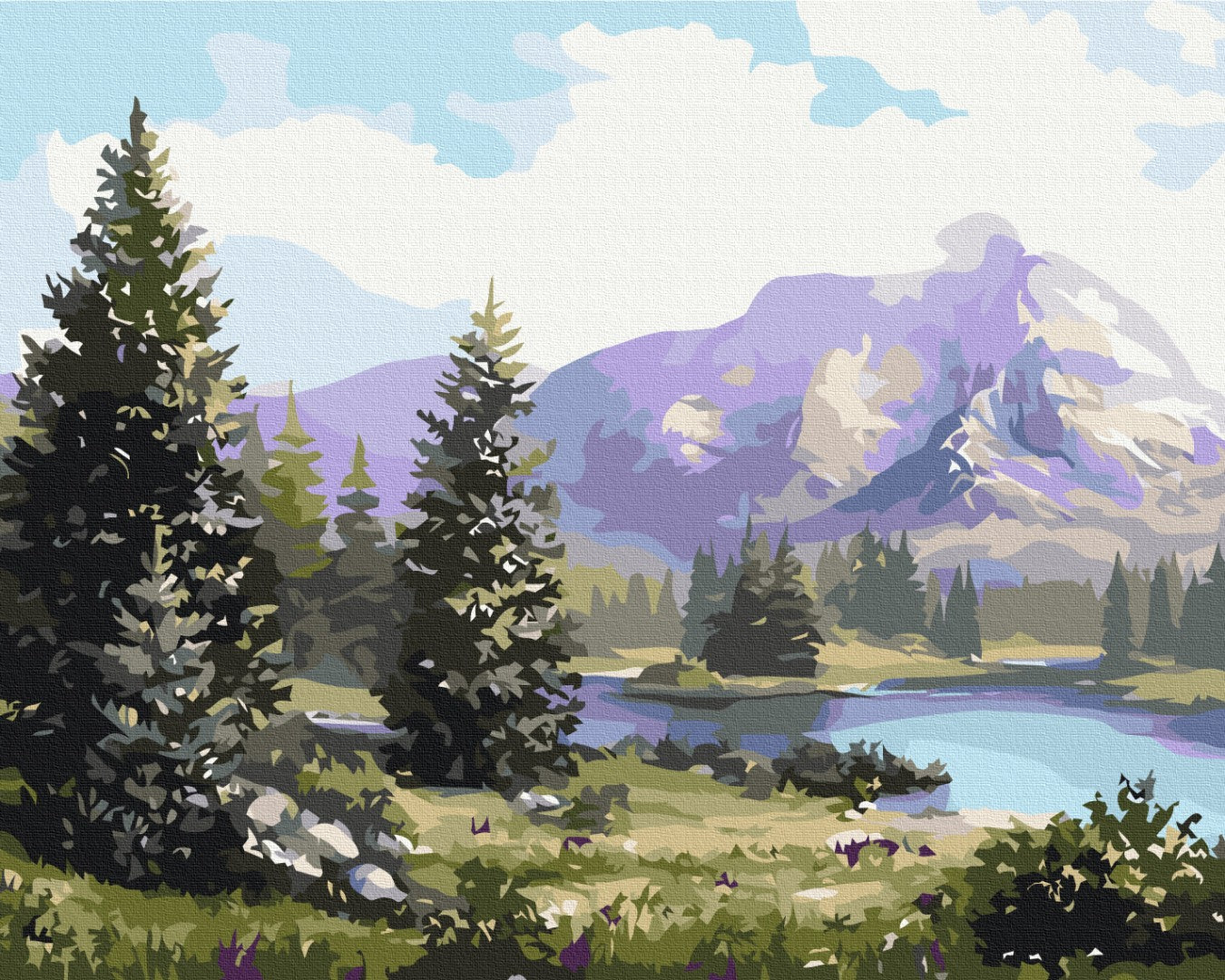 Painting by numbers Wonderful mountains (BS44473)