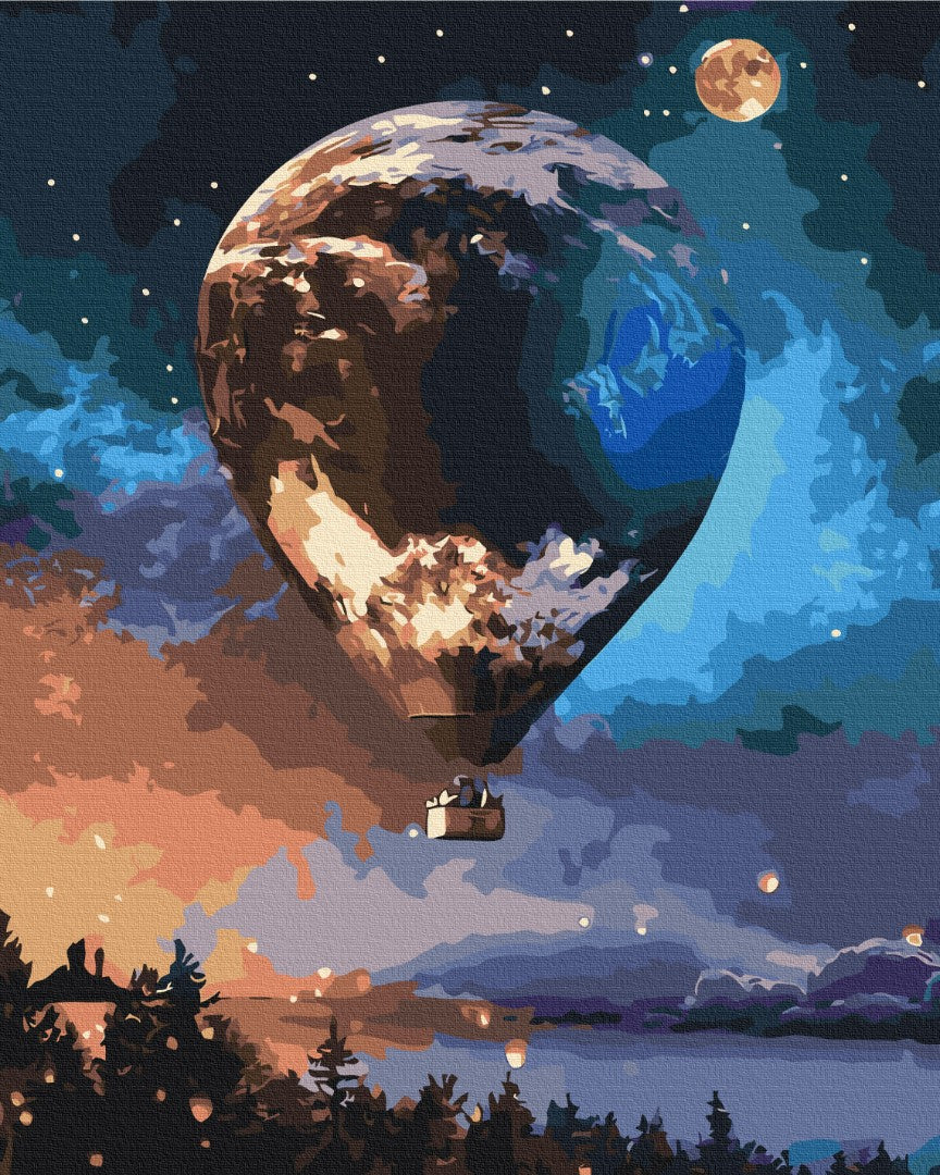 Painting by numbers Star ball (BS43588)