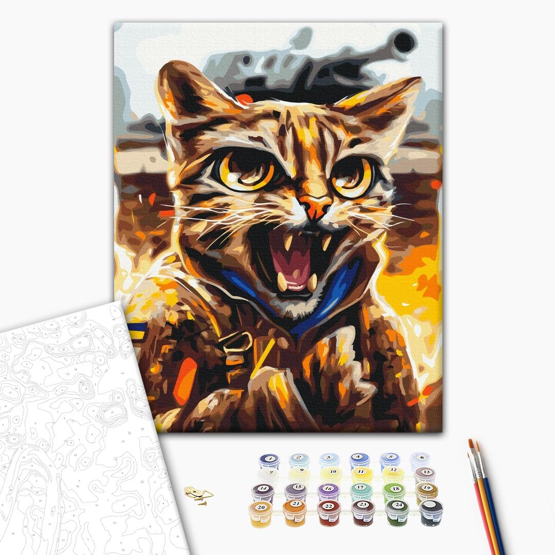Painting by numbers Leopard cat © Marianna Pashchuk (BS53464)
