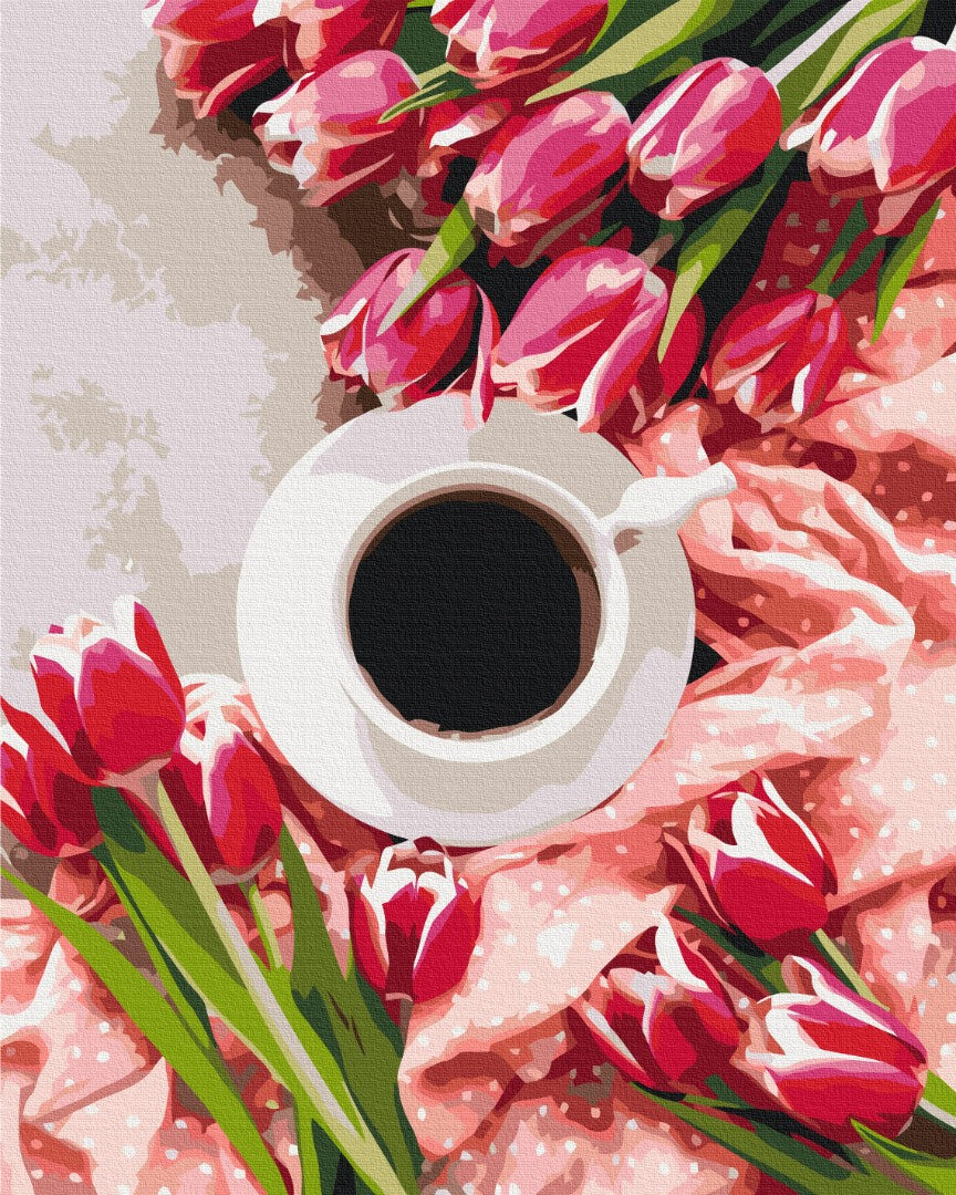 Painting by numbers Coffee spring (BS53470)