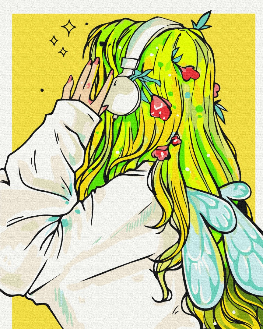 Painting by numbers Playlist of the fairy @nila_art_art (BS53520)