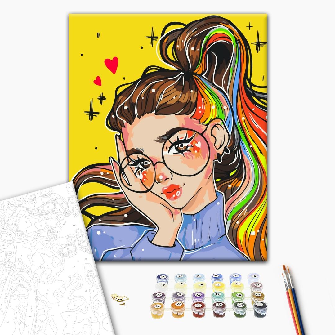 Painting by numbers Bright image @nila_art_art (BS53519)
