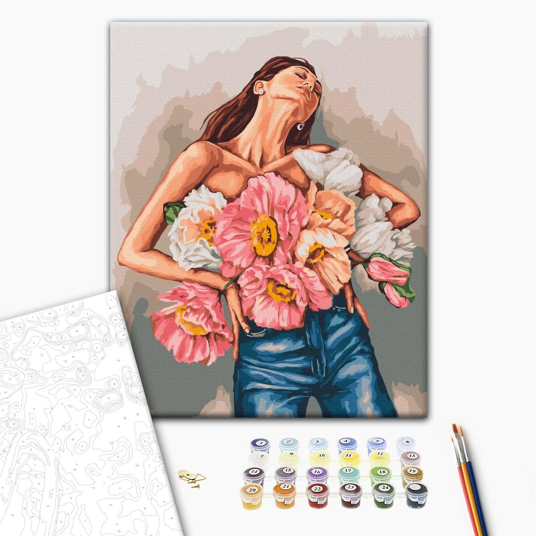 Painting by numbers Elegant spring © Daria Mykhailyshina (BS53569)