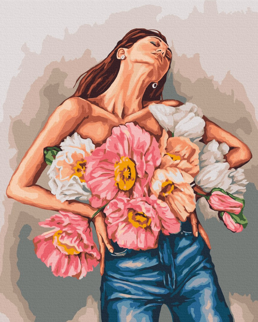 Painting by numbers Elegant spring © Daria Mykhailyshina (BS53569)