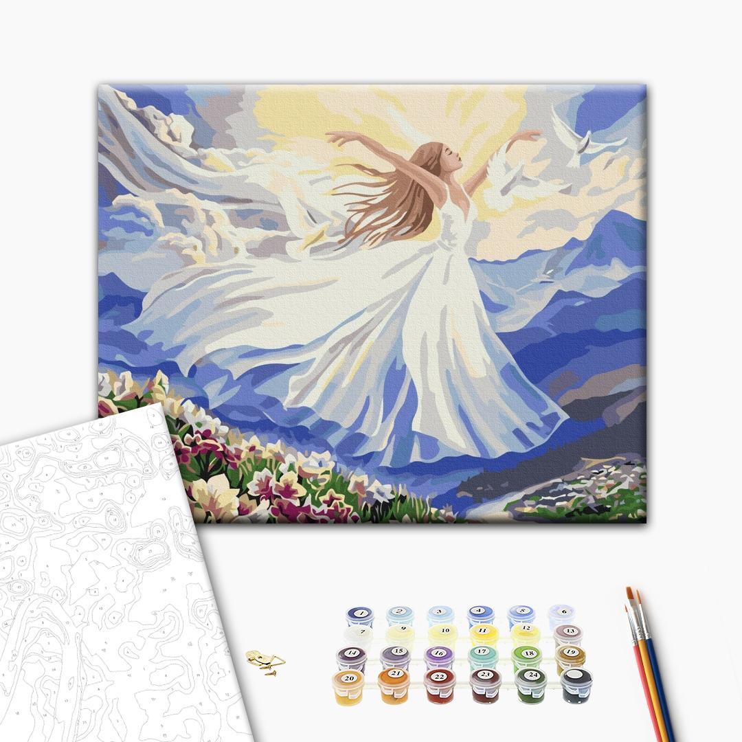 Painting by numbers Tenderness in flight © Anna Steshenko (BS53567)