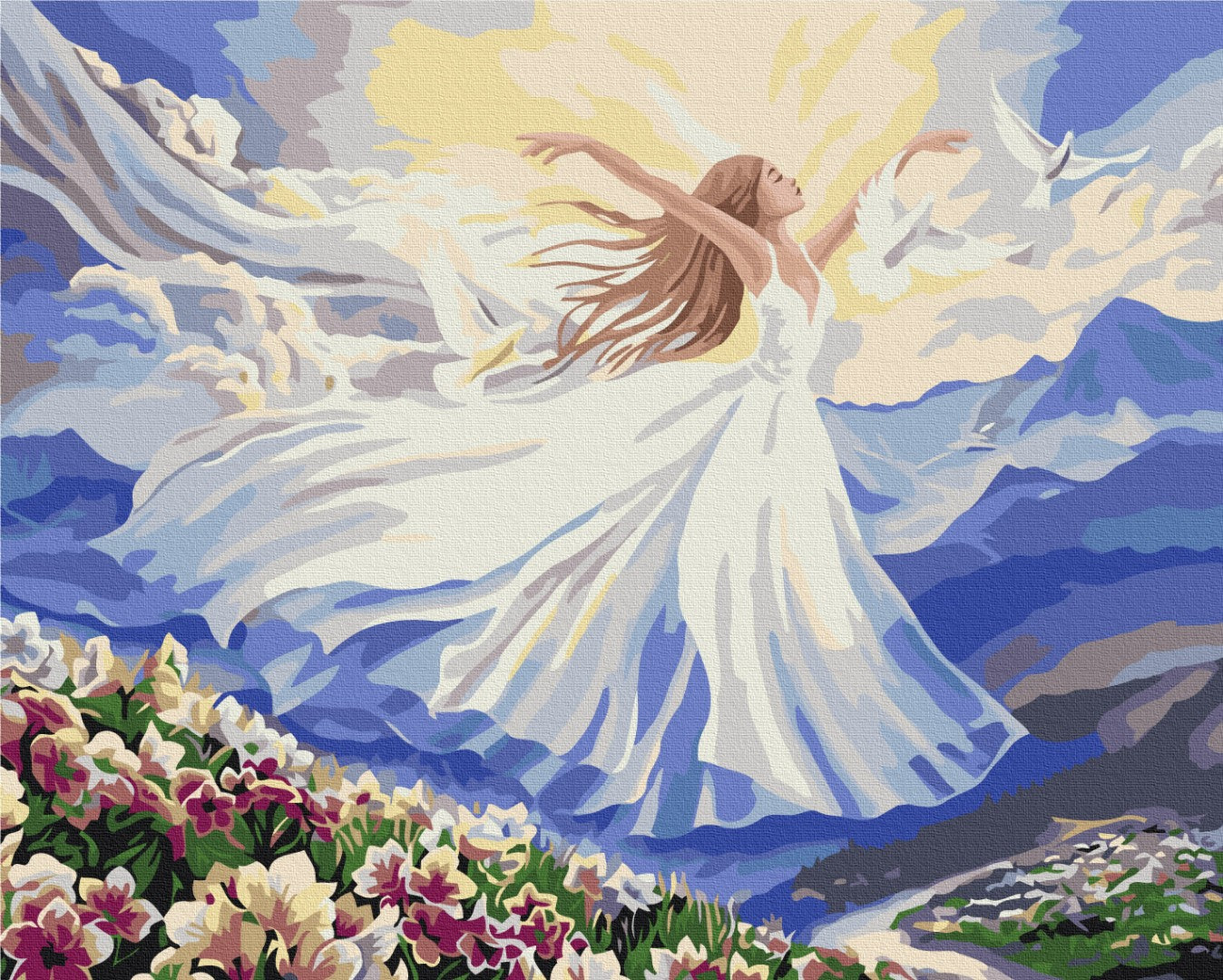Painting by numbers Tenderness in flight © Anna Steshenko (BS53567)