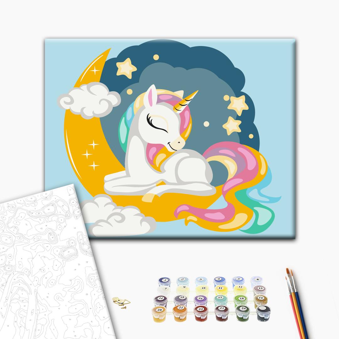 Painting by numbers Rainbow unicorn (KBS0105)