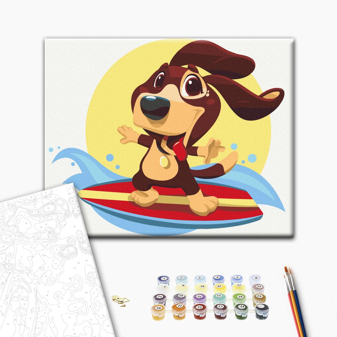 Painting by numbers Surfer Leo (KBS0114)