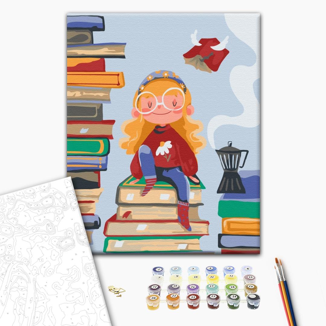 Painting by numbers Book fairy ©Yana Kozak (KBS0122)