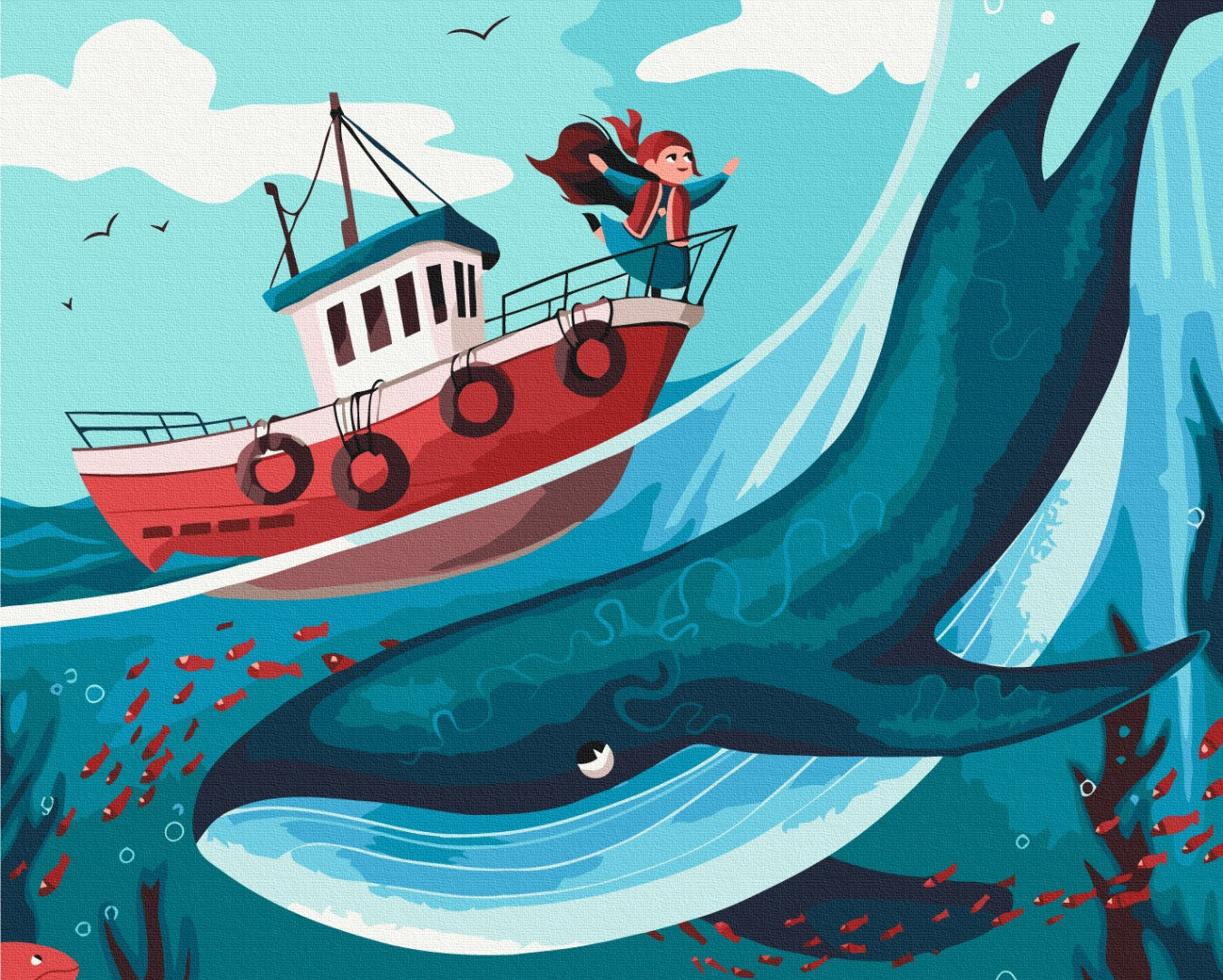 Painting by numbers Way of the pirate ©Dariia Pistriuha (BS53582)