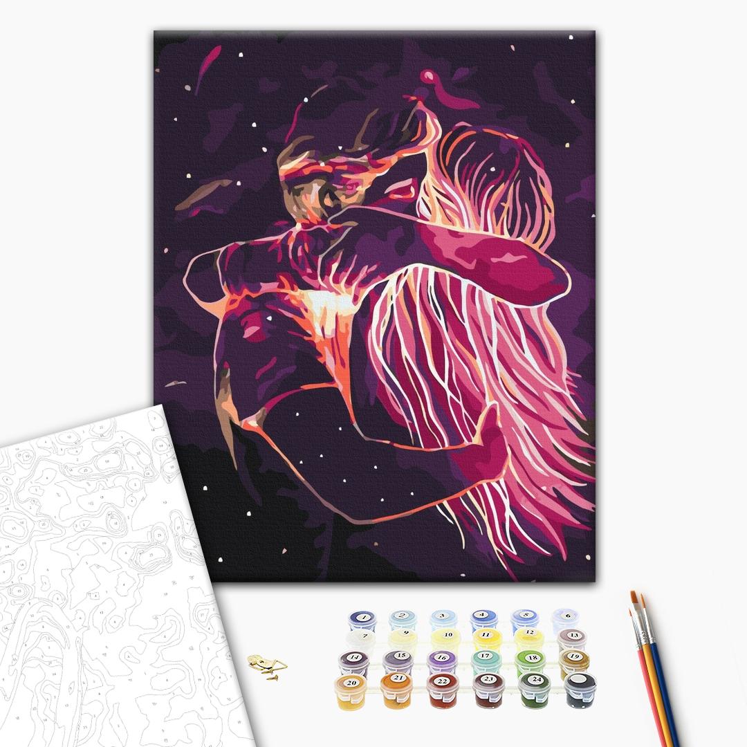 Painting by numbers Cosmic hugs © Yulia Pavlova (BS41360)