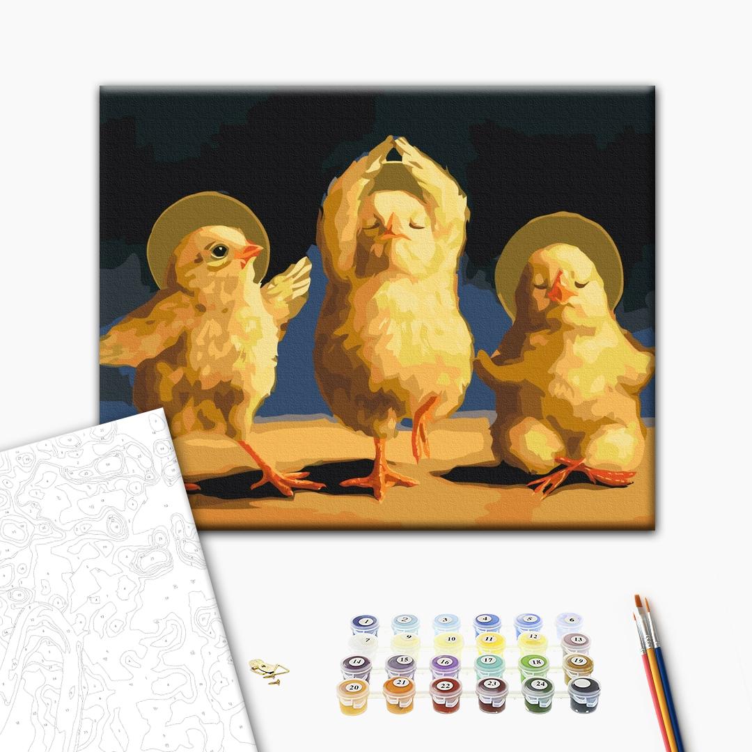 Painting by numbers Spiritual Chicks ©Lucia Heffernan (BS53473)