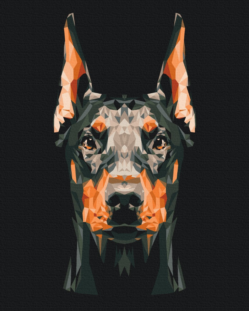 Painting by numbers Doberman (BS53693)
