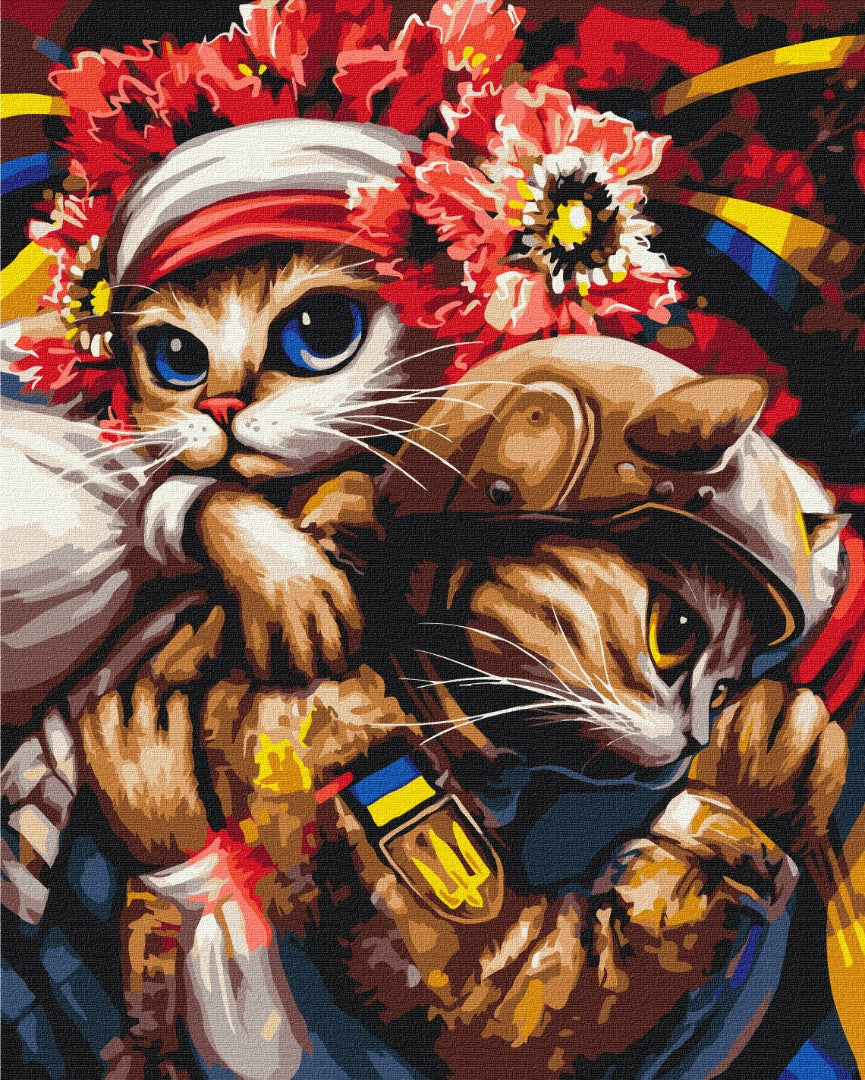 Painting by numbers Kytsia Beregynia © Marianna Pashchuk (BS53689)