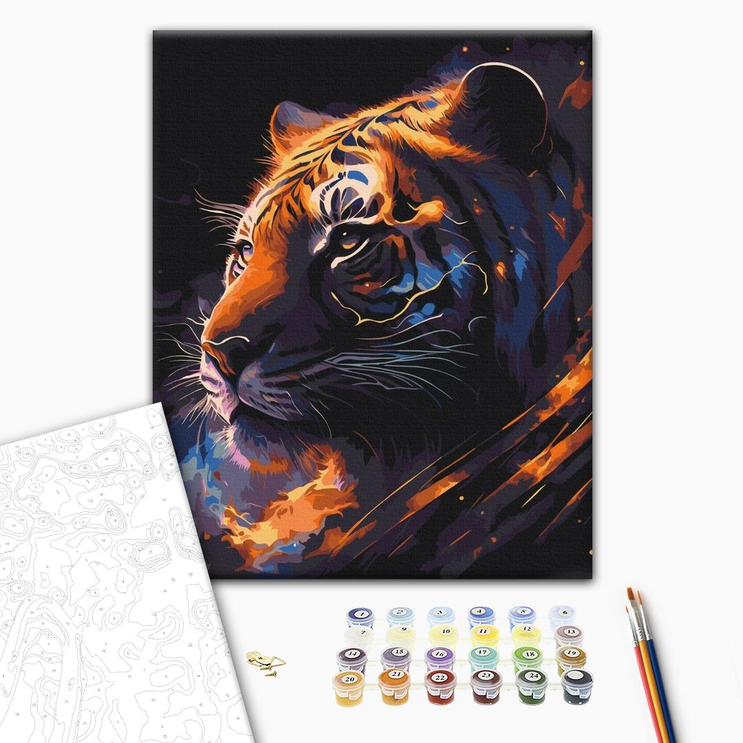 Painting by numbers Tiger Zodiac (BS53691)