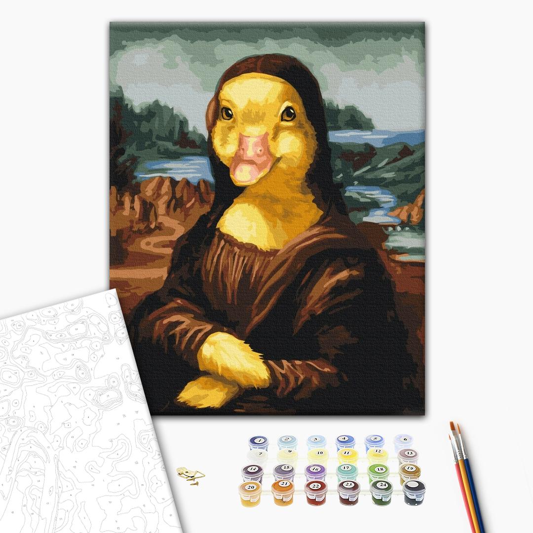 Painting by numbers Mona Ducky ©Lucia Heffernan (BS53620)