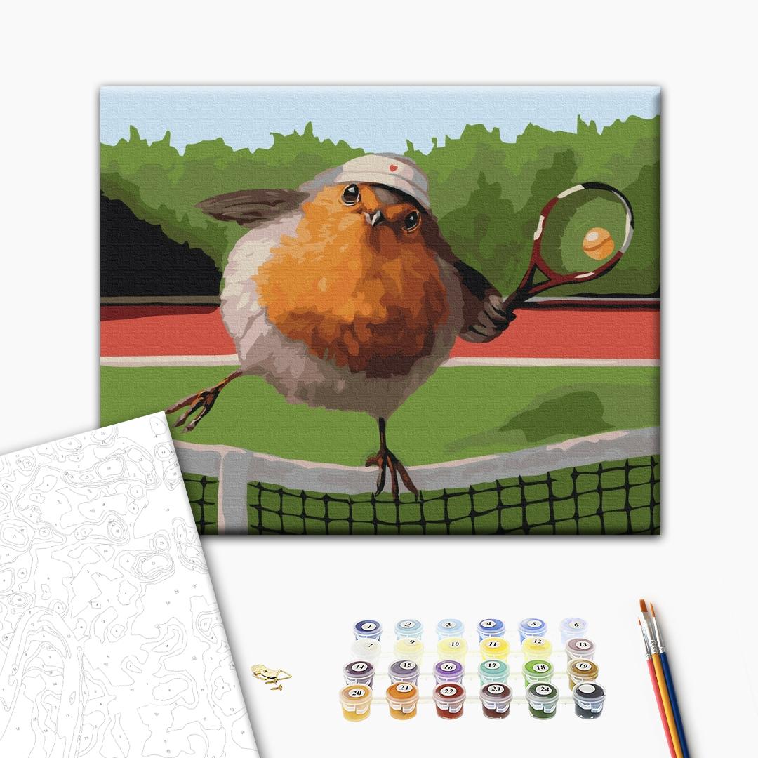 Painting by numbers Round Robin ©Lucia Heffernan (BS53510)