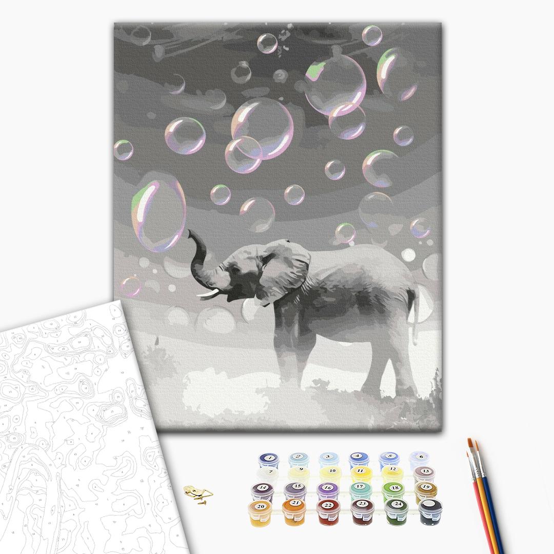 Painting by numbers Dreamy elephant (BS53701)
