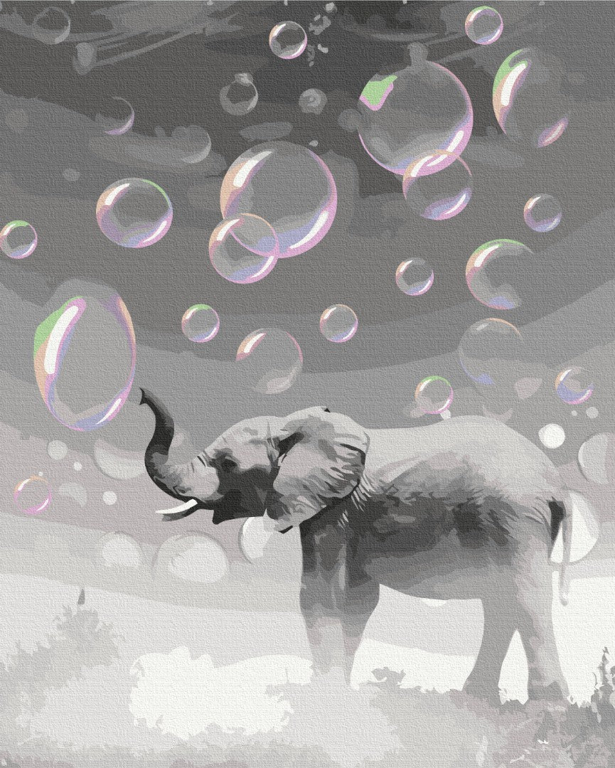 Painting by numbers Dreamy elephant (BS53701)