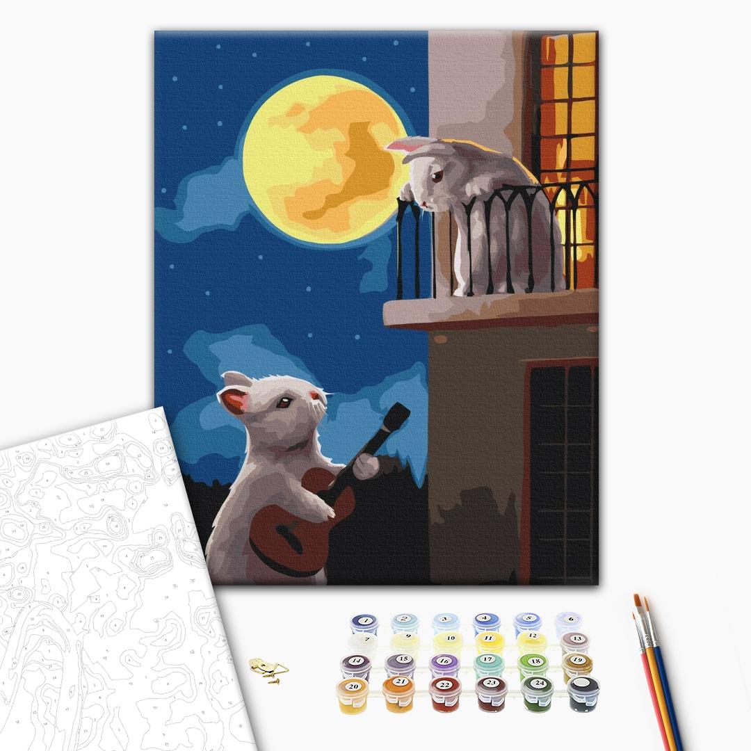 Painting by numbers Moonlight serenade ©Lucia Heffernan (BS53514)