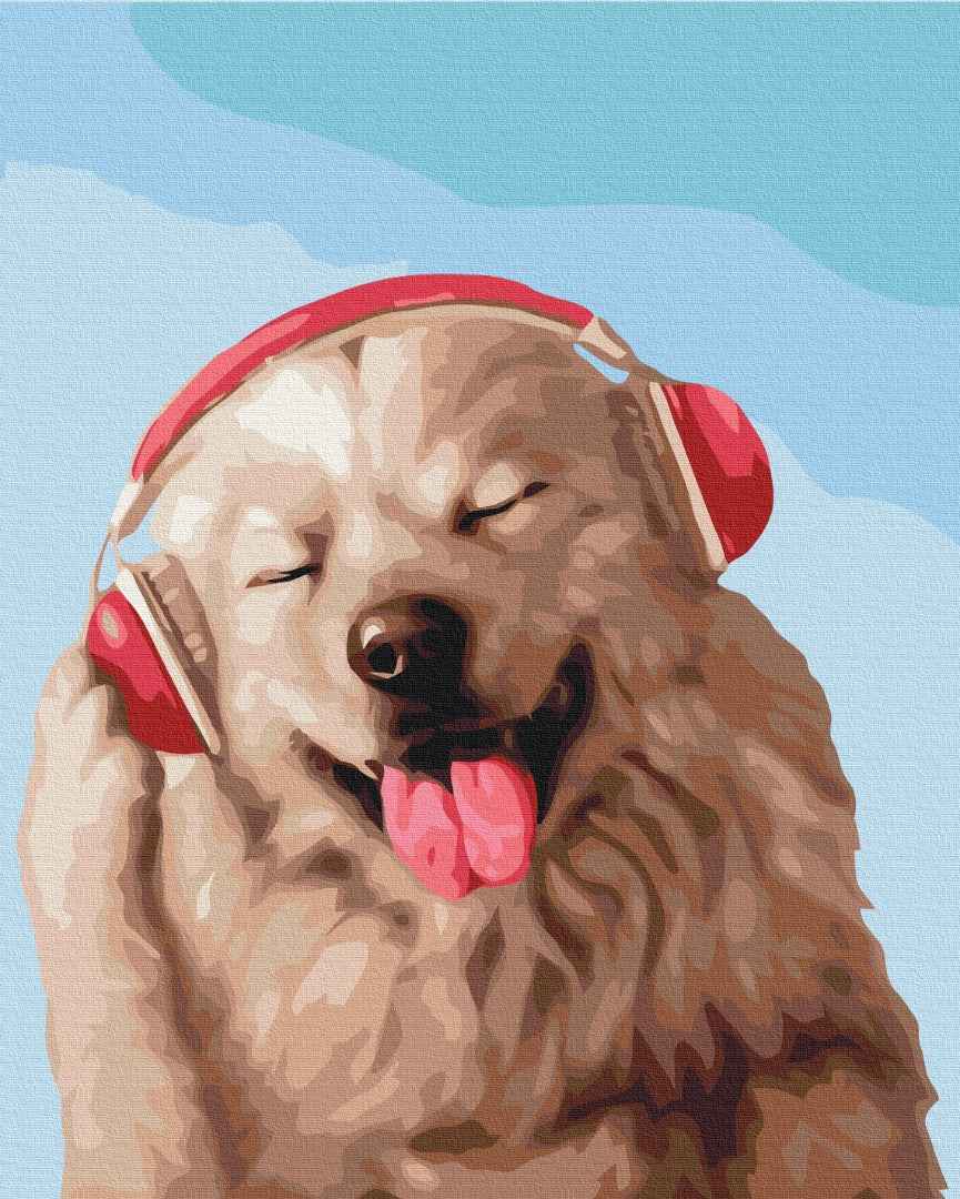 Painting by numbers Woof jam ©Lucia Heffer (BS53513)