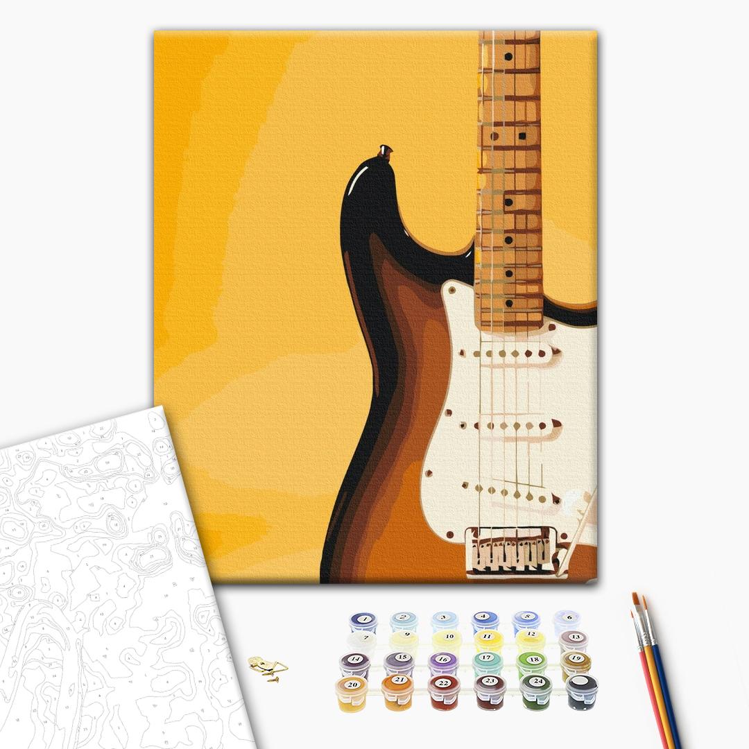 Painting by numbers Electric guitar (BS53705)