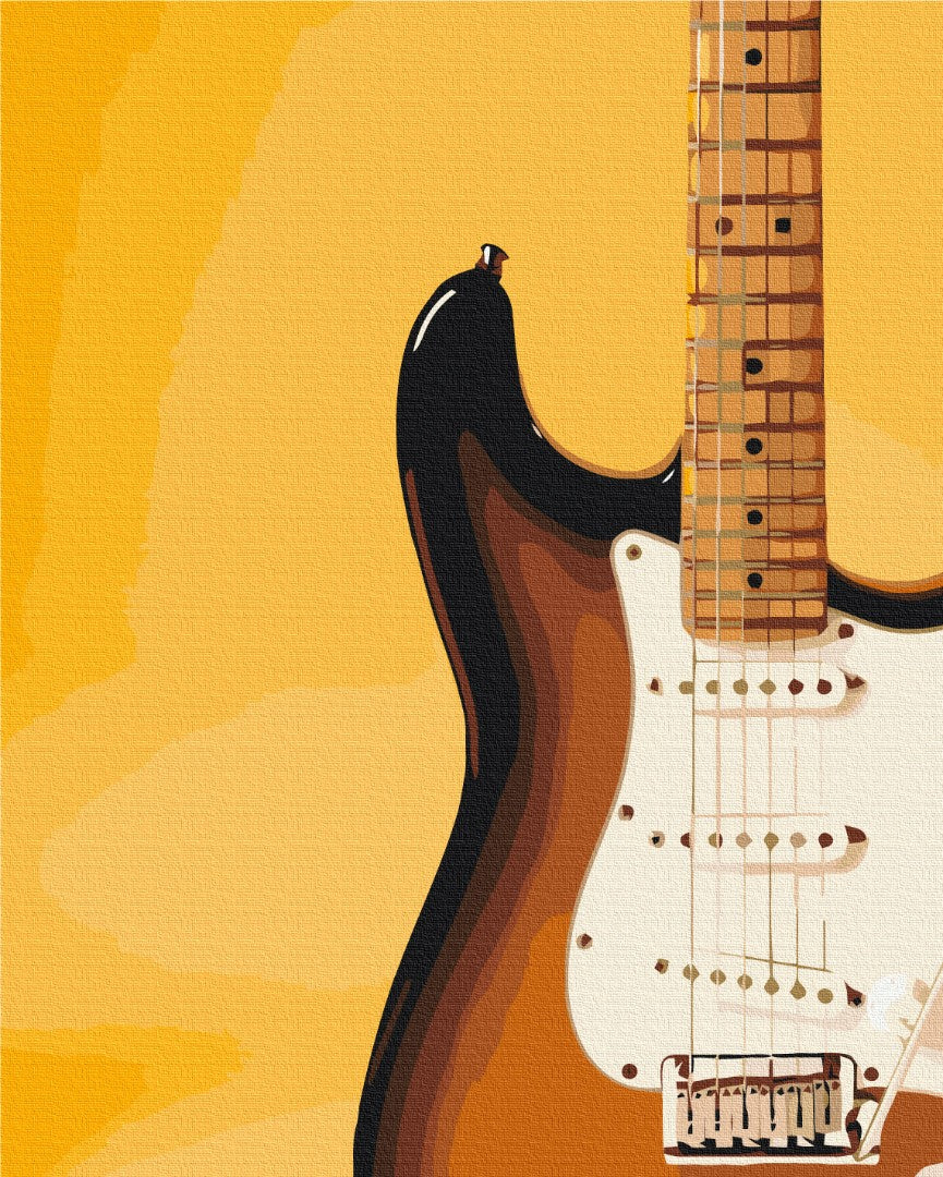 Painting by numbers Electric guitar (BS53705)