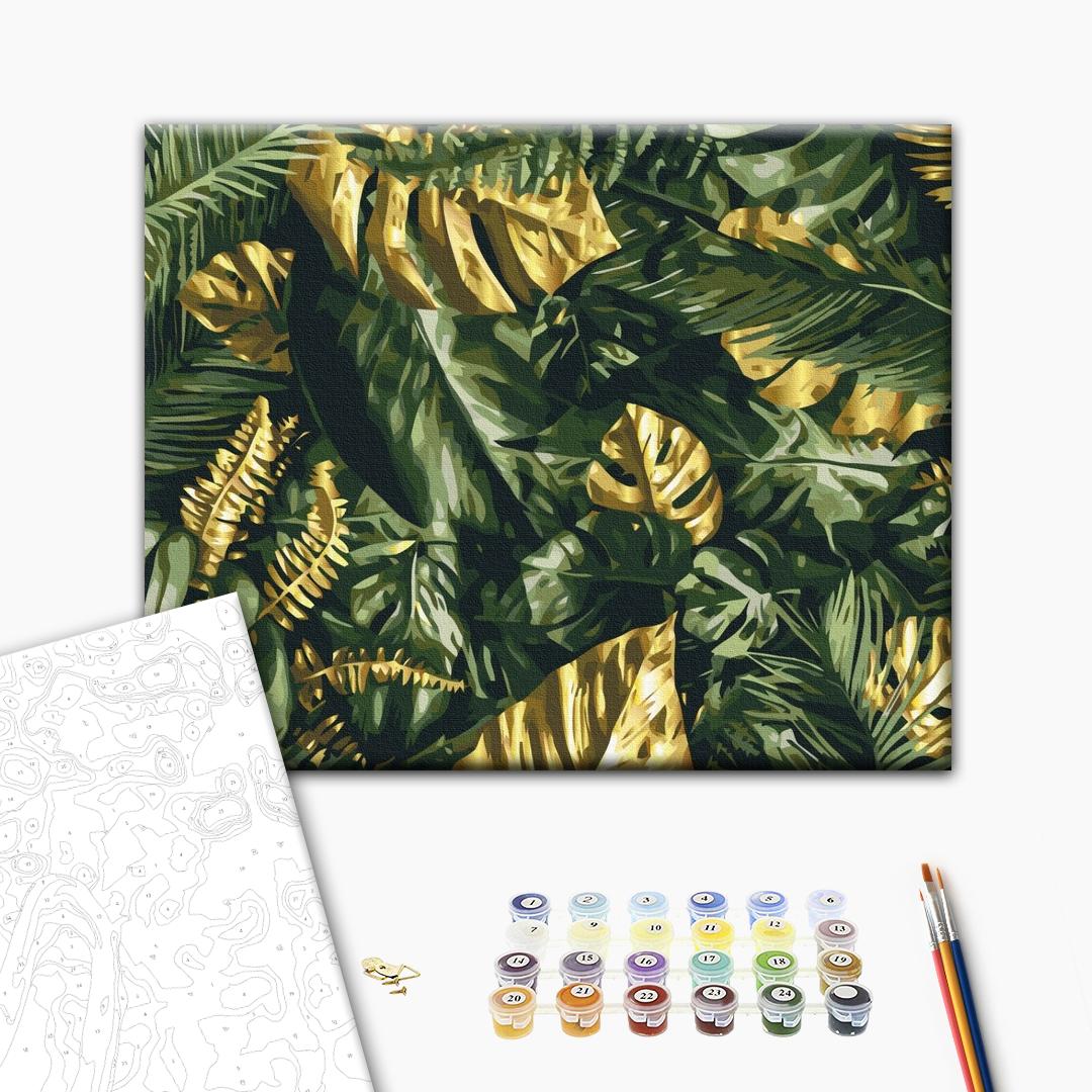 Painting by numbers Palm leaves (BS53704)