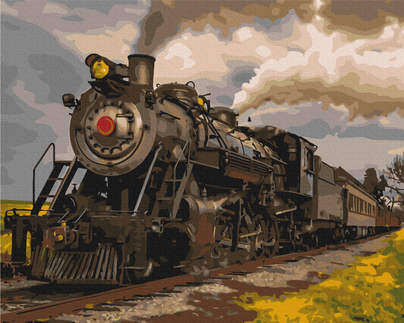Painting by numbers Train (BS53714)