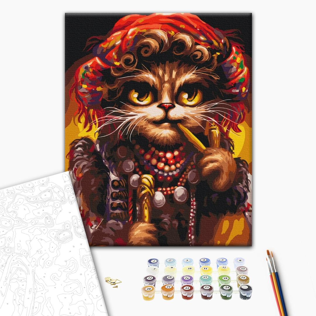 Painting by numbers Kitsya Hutsulka © Marianna Pashchuk (BS53666)