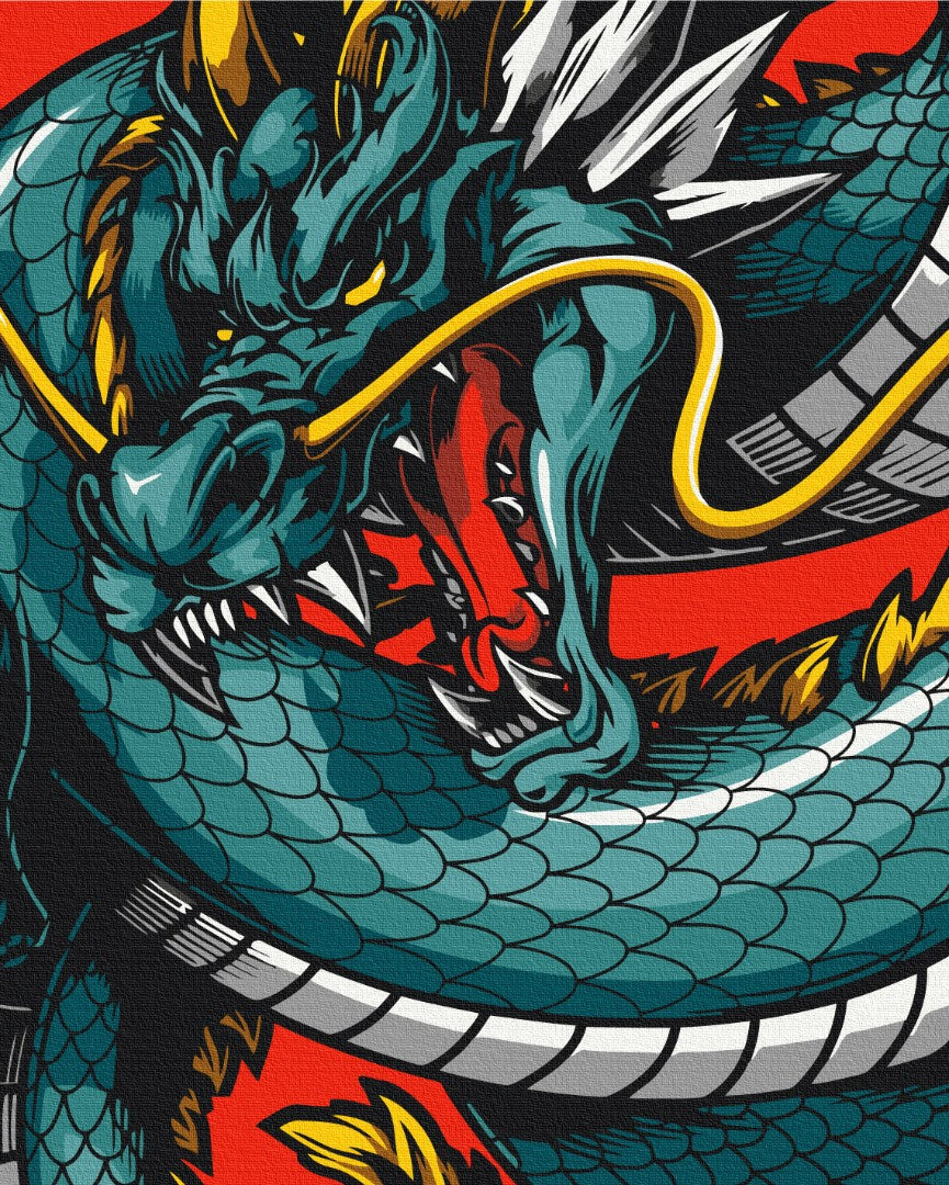 Painting by numbers Royal dragon (BS53712)
